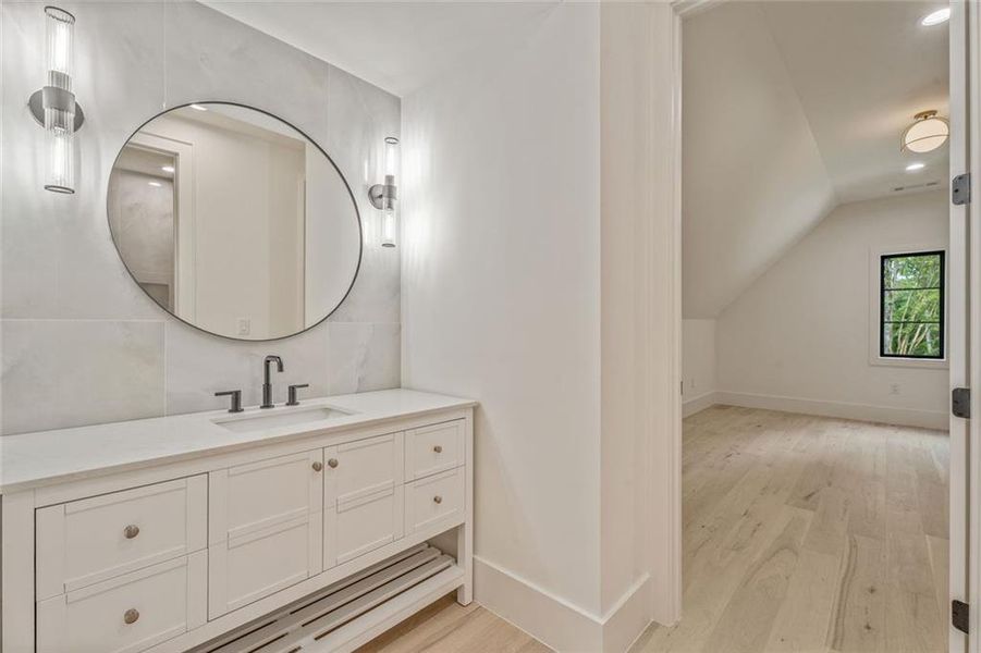 Furnished interior view inside a new home in , Alpharetta (Image 33).