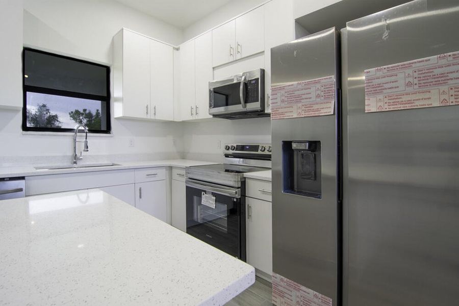 stainless steel appliances