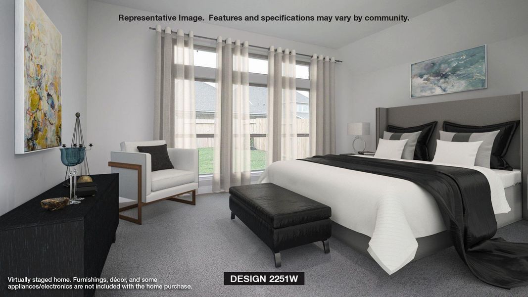 View of carpeted bedroom View of carpeted bedroom