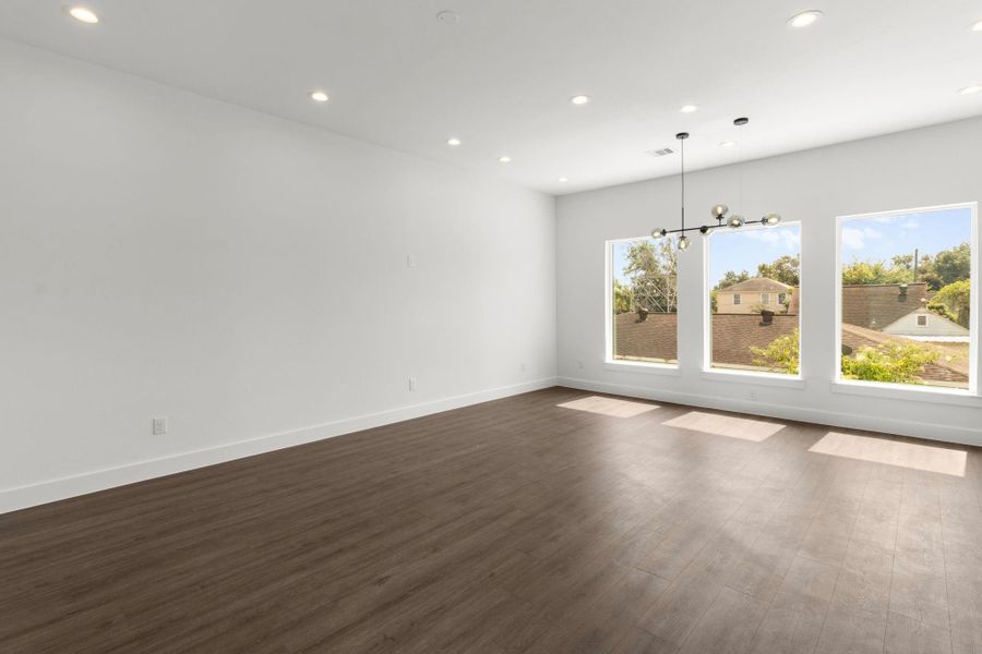 Spacious, unfurnished interior of a new home in , Houston (Image 26). Spacious, unfurnished interior of a new home in , Houston (Image 26).