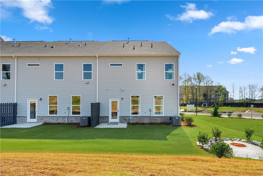 Exterior details and patio area of a home in Avery Landing, McDonough (Image 3).