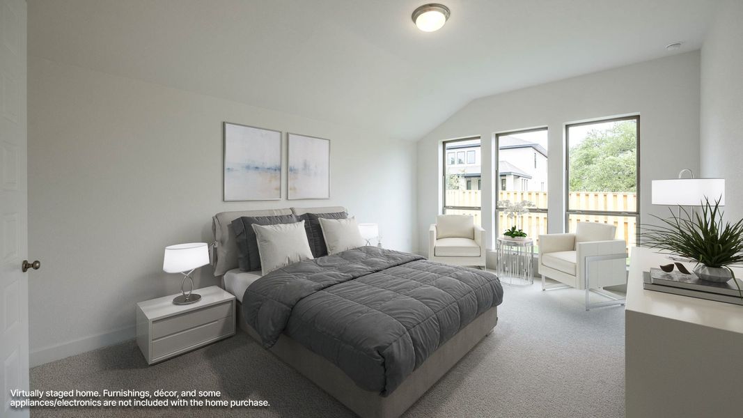 Furnished interior view inside a new home in Parmer Ranch, Georgetown (Image 5).