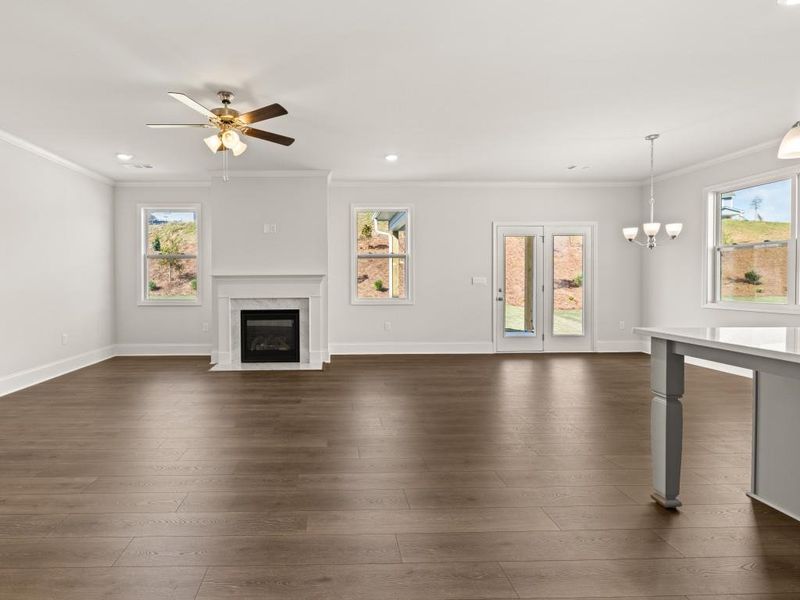 Spacious, unfurnished interior of a new home in Haven Abbey, Cumming (Image 19).