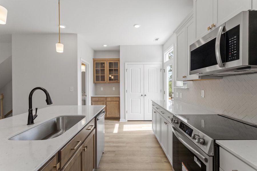 Furnished interior view inside a new home in Renaissance at White Oak, Garner (Image 13). Furnished interior view inside a new home in Renaissance at White Oak, Garner (Image 13).