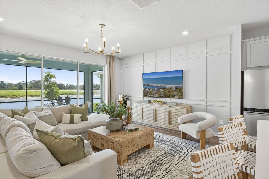 Representative furnished interior of a home built from the Glades by Mattamy Homes in Crosswind Ranch, Parrish (Image 8).