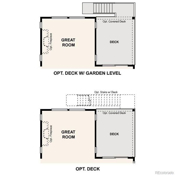 2D floor plan layout of this home in Legacy at Kime Ranch, Parker, CO (Image 3).