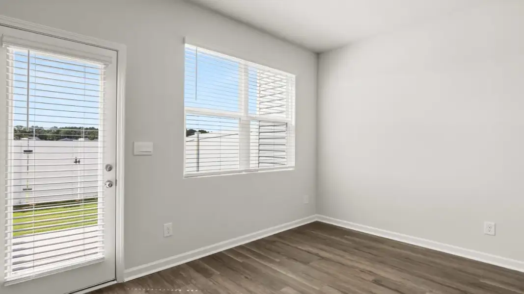 Representative unfurnished interior of a home built from the Pattison by D.R. Horton in Branford Crossing, Stockbridge (Image 6).