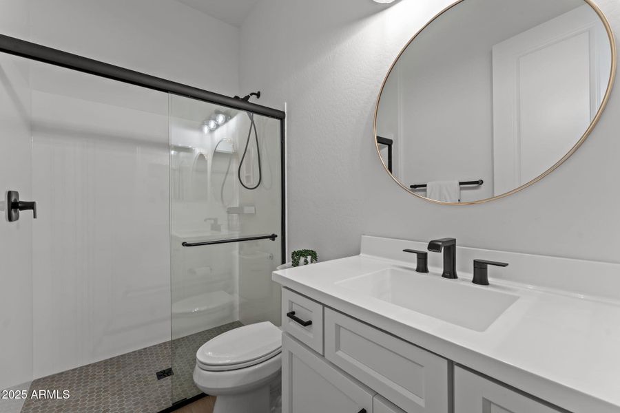 Ensuite guest bathroom