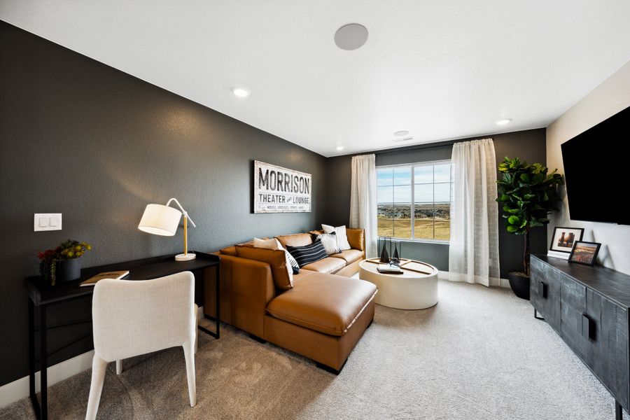 Furnished interior view inside a new home in Sterling Ranch Ascent Village, Littleton (Image 23).