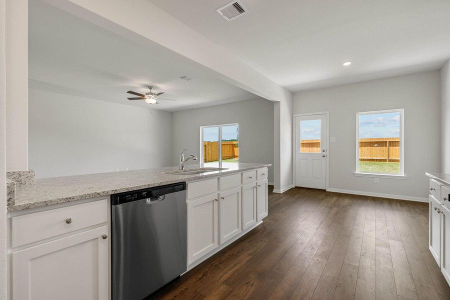 Furnished interior view inside a new home in Pinewood Trails, Cleveland (Image 6).