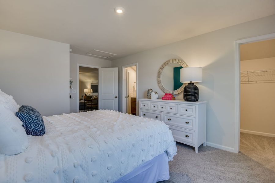 Furnished interior view inside a new home in The Beacon at Old Peachtree Single Family Homes, Lawrenceville (Image 196).