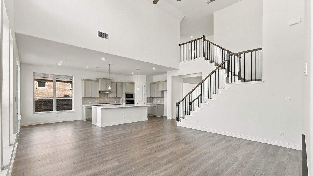 Furnished interior view inside a new home in Green Meadows Classic, Celina (Image 41).