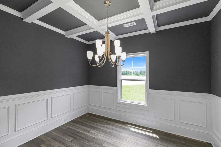 Representative unfurnished interior of a home built from the Magnolia by Caviness & Cates Communities in Bartlett Manor, Youngsville (Image 68).