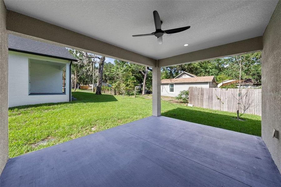Exterior details and patio area of a home in , Tampa (Image 23). Exterior details and patio area of a home in , Tampa (Image 23).