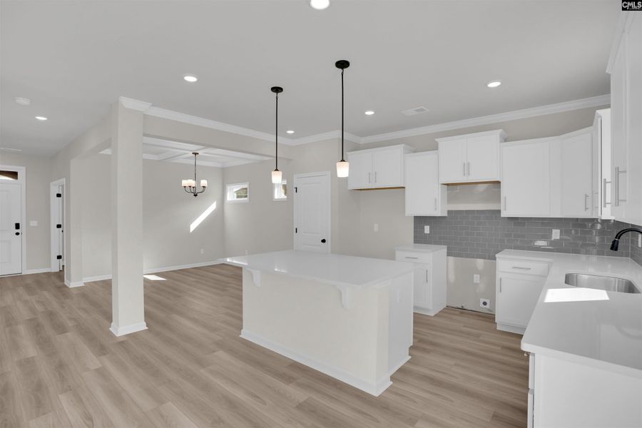 Furnished interior view inside a new home in Rolling Hills, Prosperity (Image 6). Furnished interior view inside a new home in Rolling Hills, Prosperity (Image 6).