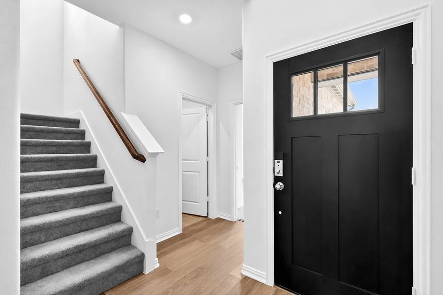 Spacious, unfurnished interior of a new home in Parks at Foster Crossing, Anna (Image 29). Spacious, unfurnished interior of a new home in Parks at Foster Crossing, Anna (Image 29).