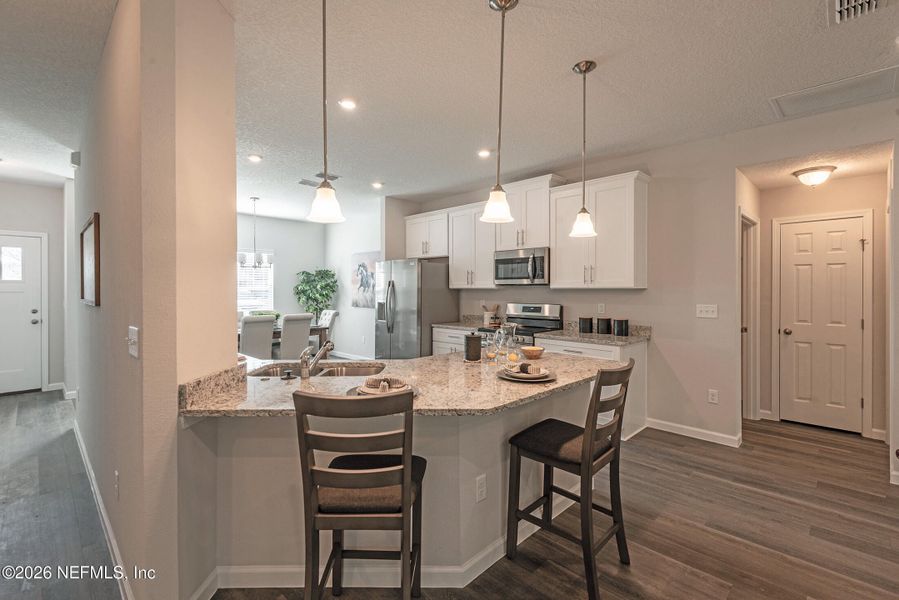 Furnished interior view inside a new home in , Jacksonville (Image 11).