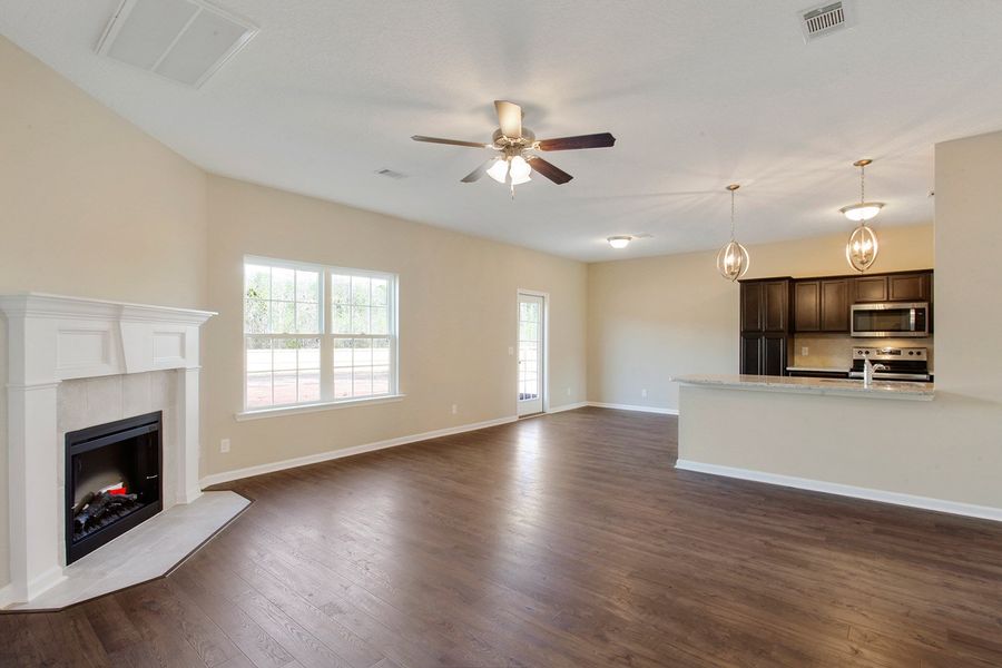 Representative unfurnished interior of a home built from the The Catherine by RTS Homes in The Village at Sassafras, Allenhurst (Image 44).