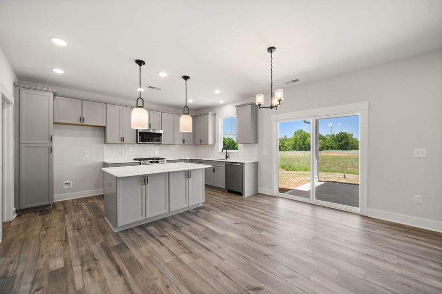 Furnished interior view inside a new home in Hayes Village, Greensboro (Image 5).