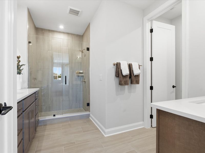 Furnished interior view inside a new home in Ross Farms, Charlotte (Image 25).