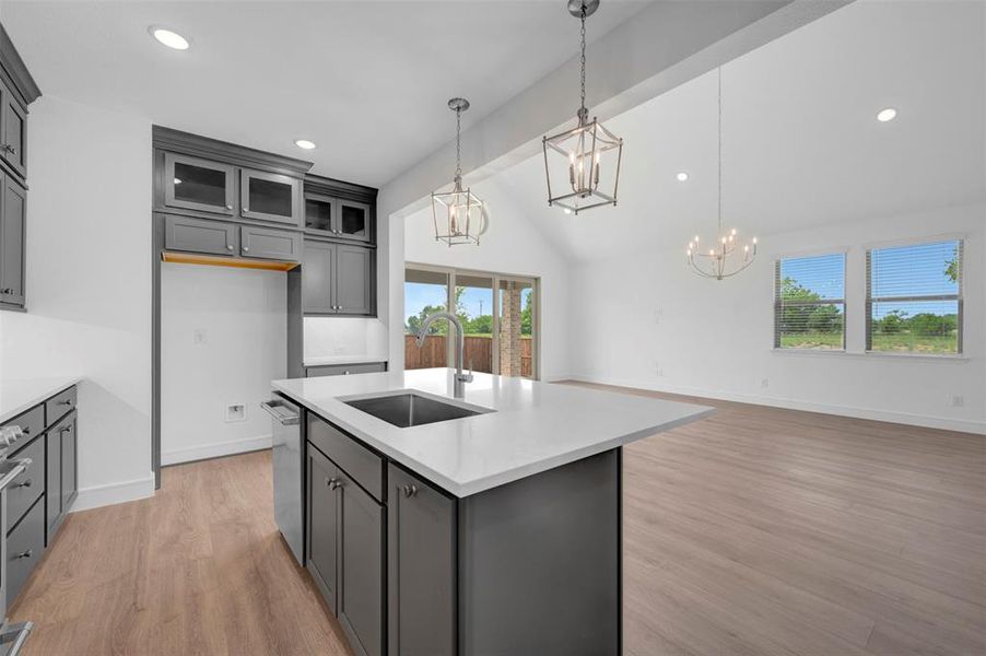 Furnished interior view inside a new home in Timberbrook, Justin (Image 7).