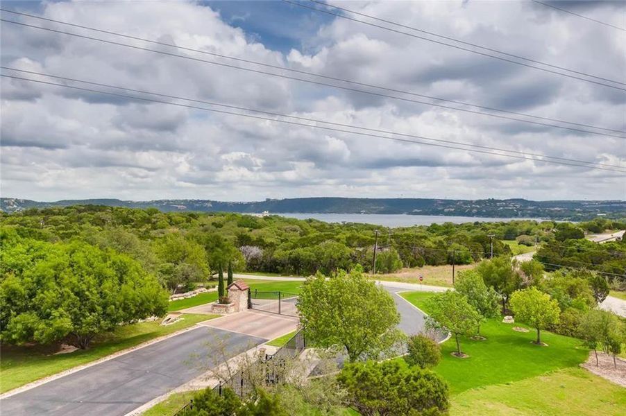 View from the property looking toward Lake Travis.