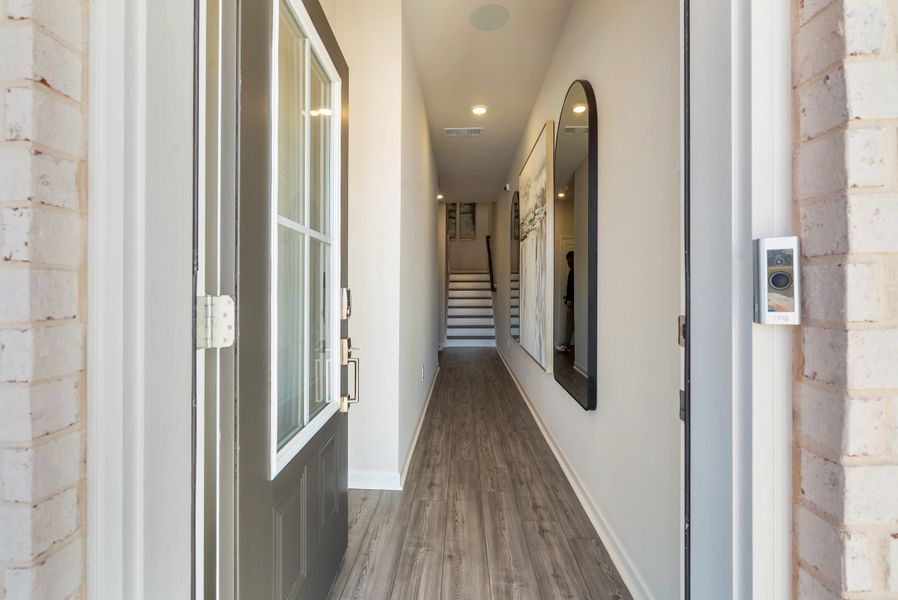 Furnished interior in a model home at Chandler Run in Tucker (Image 12).