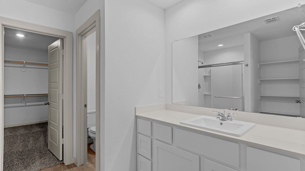 Representative furnished interior of a home built from the The Harris by D.R. Horton in Terra Vista, Lubbock (Image 6). Representative furnished interior of a home built from the The Harris by D.R. Horton in Terra Vista, Lubbock (Image 6).