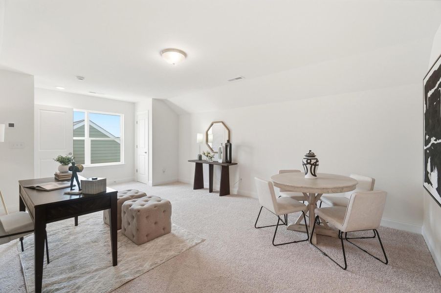 Furnished interior view inside a new home in Ashton Park, Monroe (Image 27).