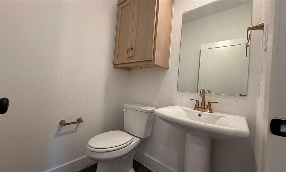 Powder Bathroom Construction Progress