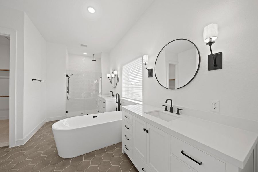 Relaxing primary bath (*Photo not of actual home and used for illustration purposes only.) Relaxing primary bath (*Photo not of actual home and used for illustration purposes only.)