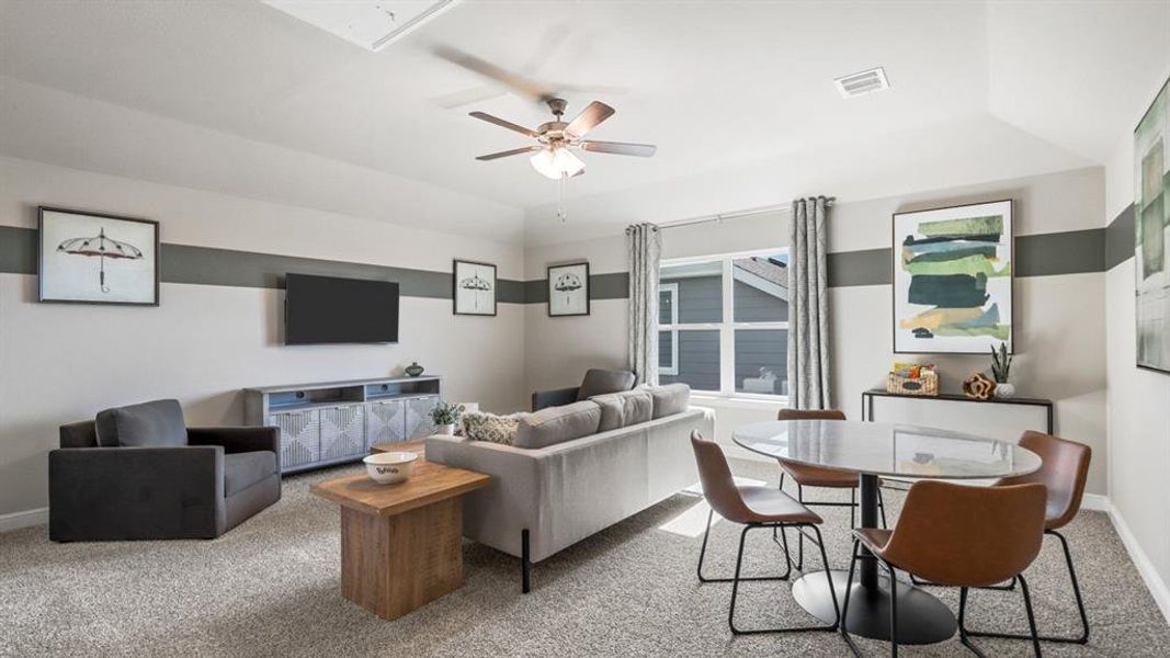 Furnished interior view inside a new home in Treeline, Justin (Image 28).