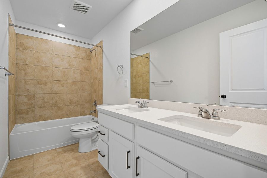 Furnished interior view inside a new home in Macanta, Castle Rock (Image 10).