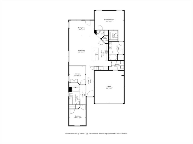 2D floor plan layout of this home in Vida Costera, Texas City, TX (Image 5).