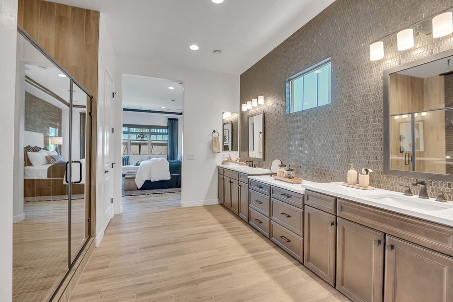 Furnished interior view inside a new home in Palo Verde at North Creek, Queen Creek (Image 25).