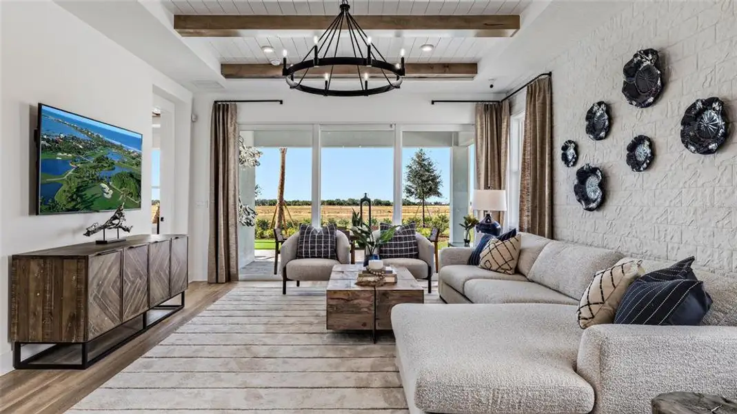 Furnished interior view inside a new home in Cresswind at Lake Harris, Tavares (Image 15). Furnished interior view inside a new home in Cresswind at Lake Harris, Tavares (Image 15).