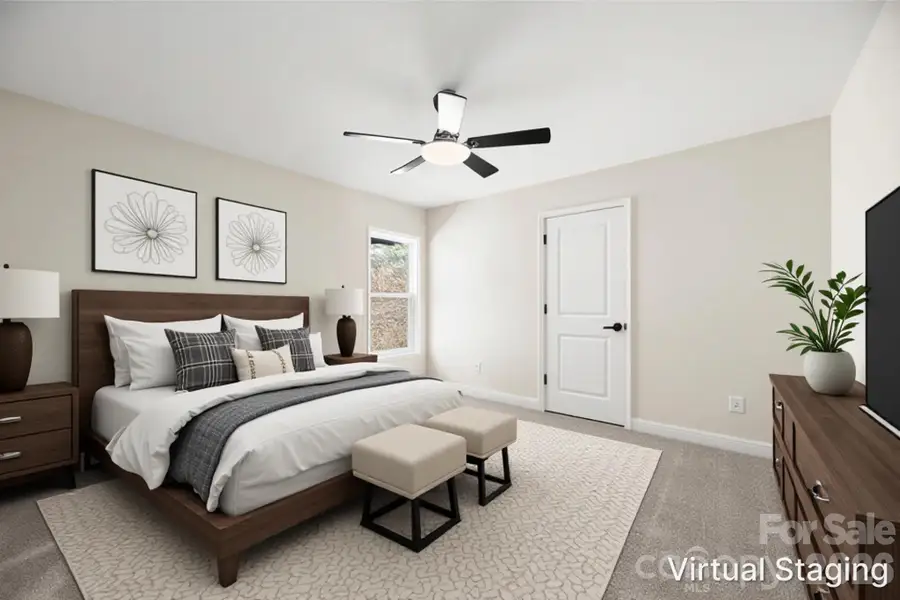 Furnished interior view inside a new home in , Albemarle (Image 12).