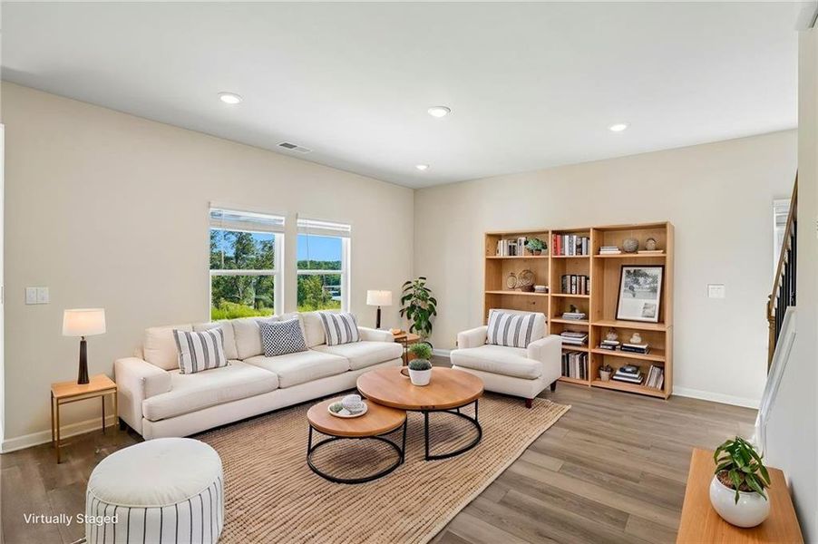 Furnished interior view inside a new home in Hawthorne Station, College Park (Image 9).