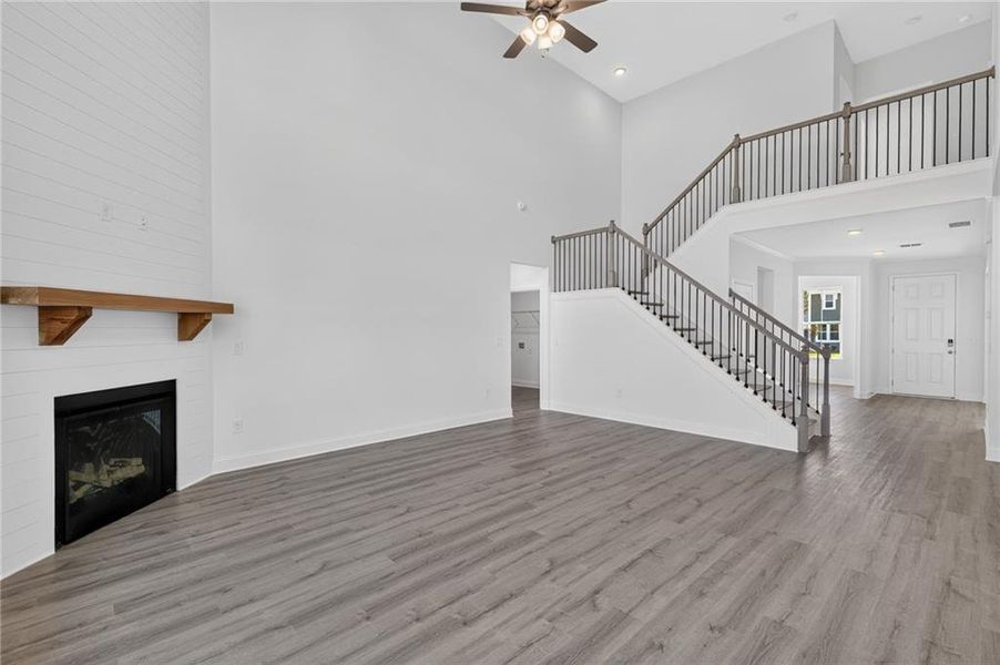 Spacious, unfurnished interior of a new home in Pickens Bluff, Hiram (Image 37). Spacious, unfurnished interior of a new home in Pickens Bluff, Hiram (Image 37).