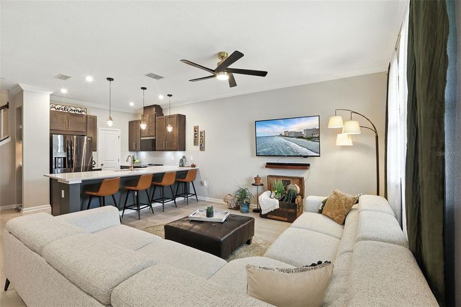 Furnished interior view inside a new home in Waterbrooke, Clermont (Image 35). Furnished interior view inside a new home in Waterbrooke, Clermont (Image 35).