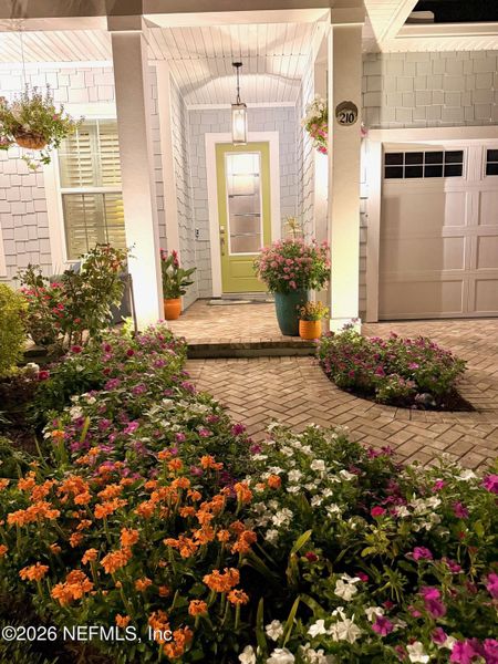 Exterior details and patio area of a home in Seabrook Village at Seabrook, Ponte Vedra (Image 22).