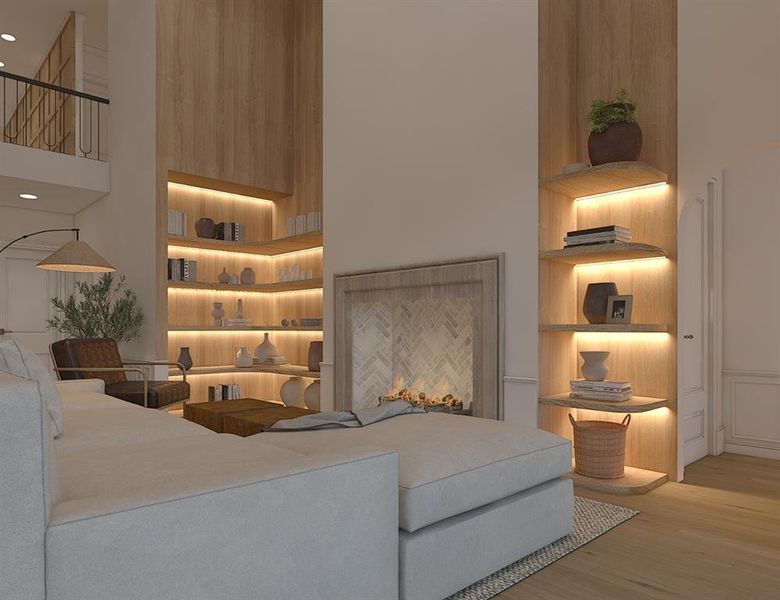 Furnished interior view inside a new home in , Dallas (Image 6).