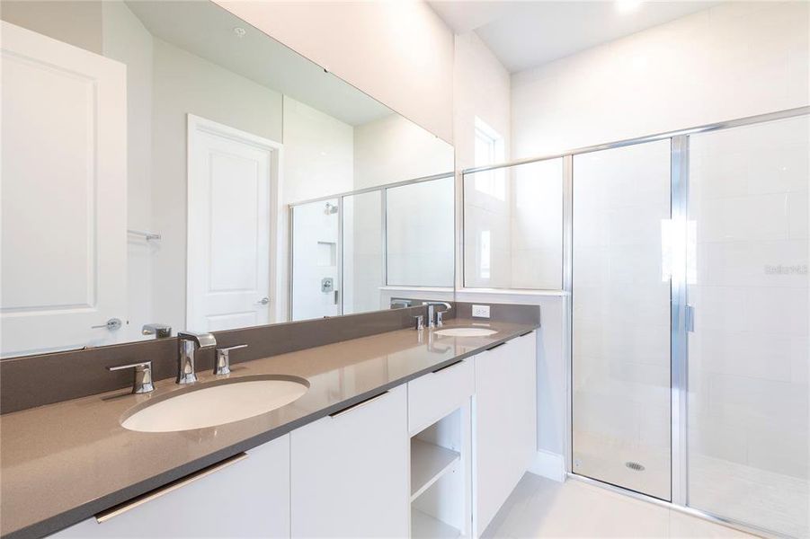 Furnished interior view inside a new home in , Reunion (Image 5).