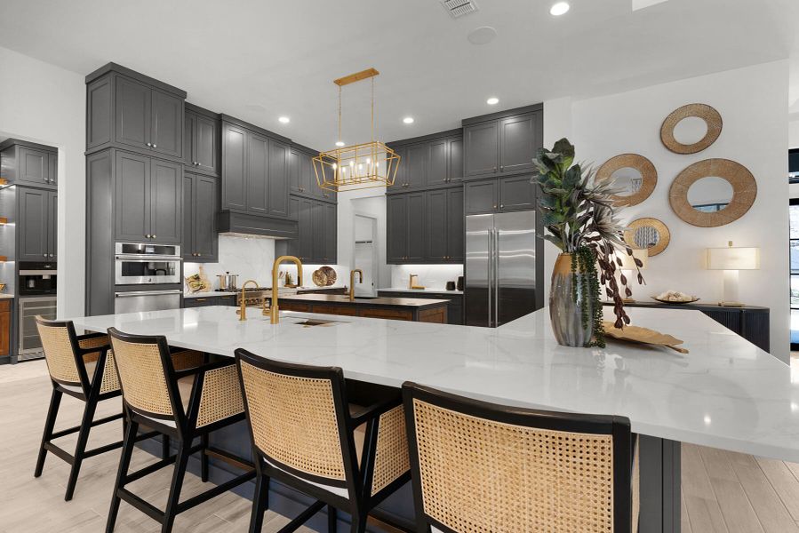 Furnished interior view inside a new home in Belle Oaks, Bulverde (Image 16).