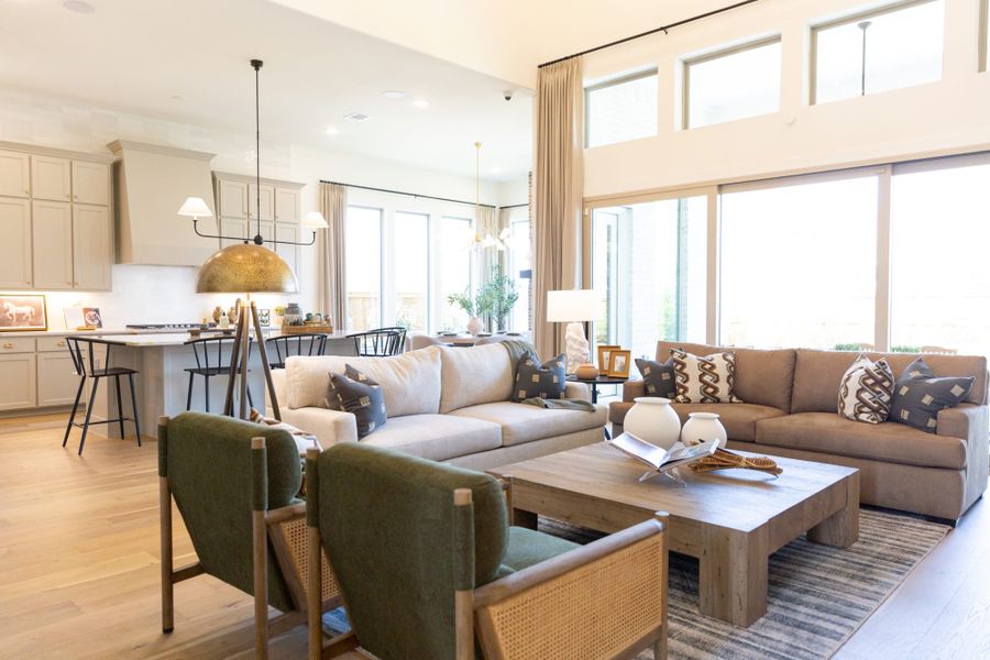 Representative furnished interior of a home built from the 5071 by Tradition Homes in Lakewood at Brookhollow – 60′ Lots, Prosper (Image 24).