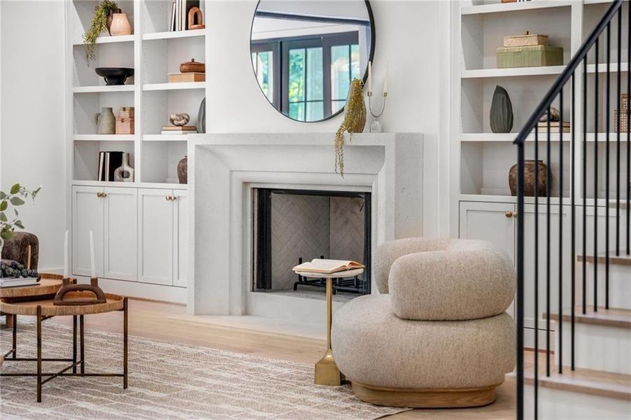 Furnished interior view inside a new home in , Atlanta (Image 10).