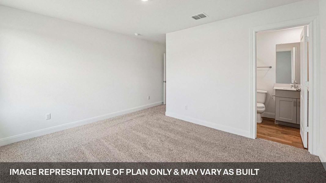 Spacious, unfurnished interior of a new home in Railhead, Cedar Creek (Image 22).