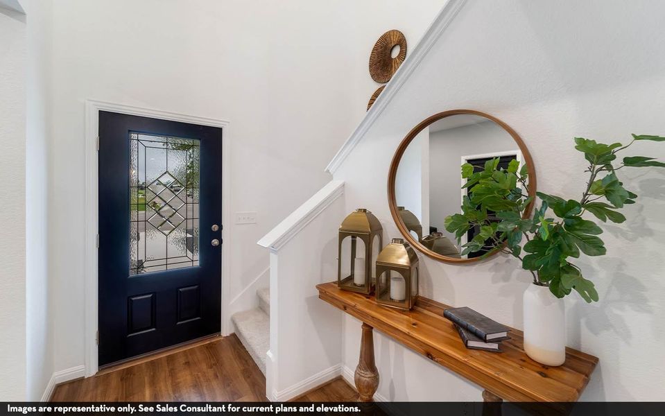 Furnished interior view inside a new home in Sweetgrass Village, Crosby (Image 3).