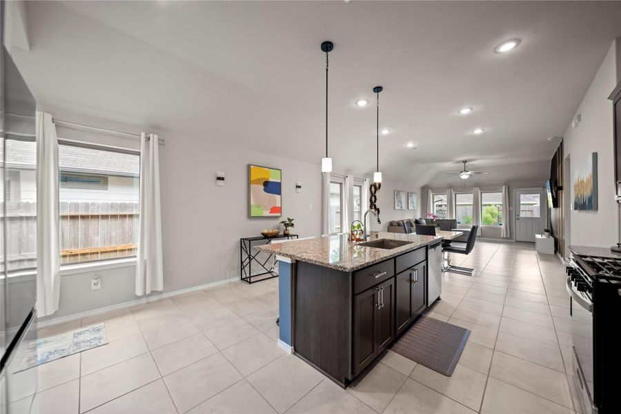 Furnished interior view inside a new home in The Meadows at Imperial Oaks 40', Conroe (Image 11).