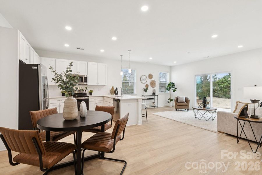 Furnished interior view inside a new home in , Monroe (Image 14).